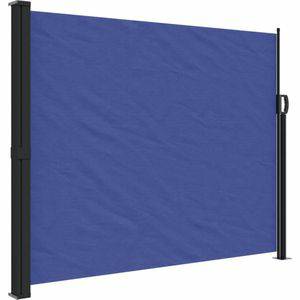 vidaXL VidaXL Windscherm uittrekbaar 160x300 cm blauw Tuinschermen