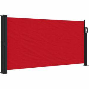 vidaXL VidaXL Windscherm uittrekbaar 100x500 cm rood Tuinschermen