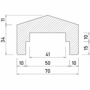 Intergard Intergard Afdeklatten Schutting Tuinscherm Hardhout 180cm Tuinschermen