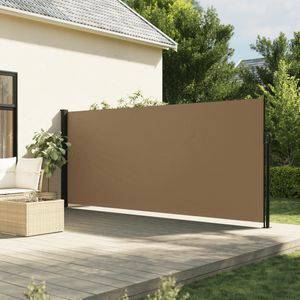 vidaXL VidaXL Windscherm intrekbaar 170x300 cm taupe Tuinschermen